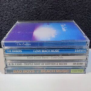VINTAGE BEACH AND SHAG MUSIC FIVE COMPACT DISC BUNDLE FROM OCEAN DRIVE BEACH SC